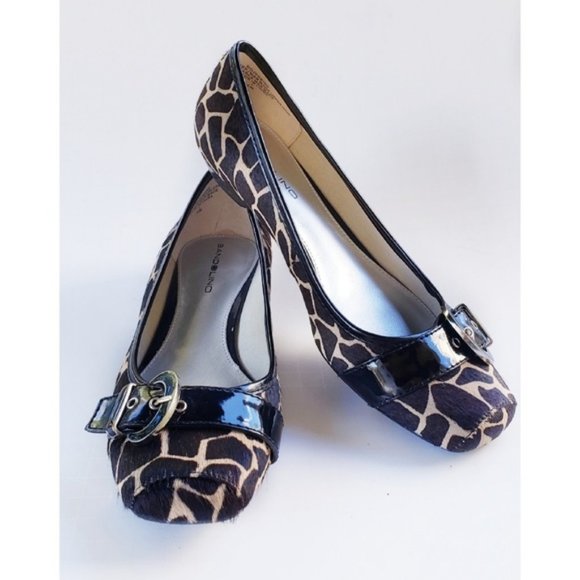 Bandolino Shoes - Sold☆ Animal Print Calf Hair Leather Loafer  6